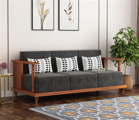 Teak Wood Sofa Online India Baci Living Room