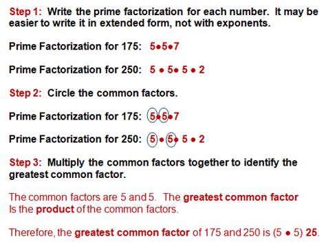 Factor Trees Prime Factorization