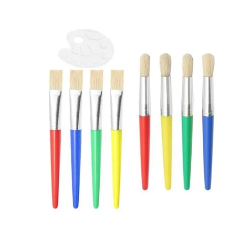 Lot De 10 Pinceaux Pour Enfants Pinceaux De Peinture Gribouillage