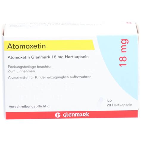 Atomoxetin Glenmark Mg St Mit Dem E Rezept Kaufen Shop Apotheke