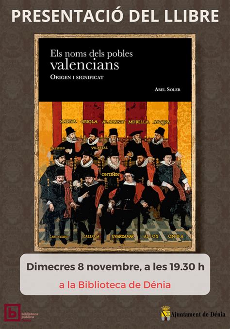 Presentación del libro Els noms dels pobles valencians Origen i