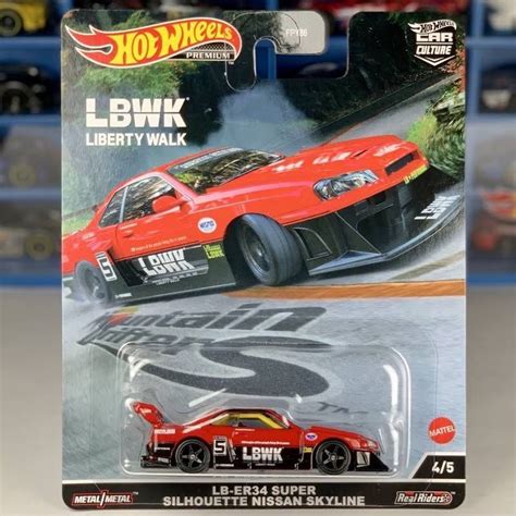 Hot Wheels Premium Mountain Drifters R34 LBWK Hobbies Toys Toys Games On Carousell