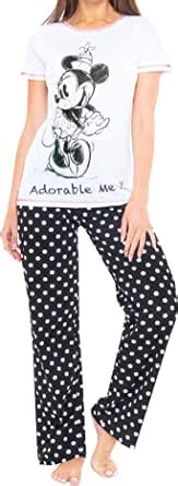 Disney Pijama Para Mujer Minnie Mouse Amazon Mx Ropa Zapatos Y