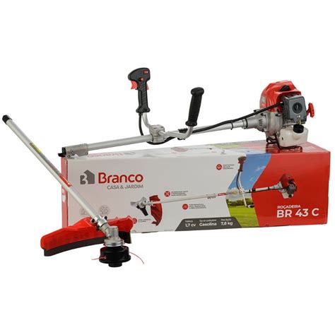 Roçadeiras Branco A Gasolina - Roçadeira a Gasolina BR 52 C 1.9CV 51.7CC 2T - BRANCO-90315052