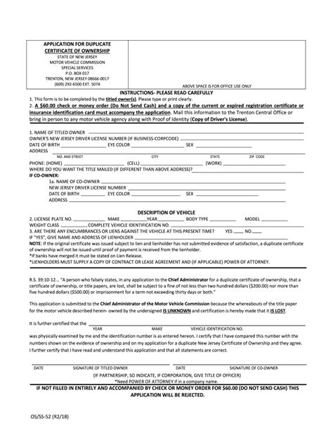 Form Nj Os Ss Fill Online Printable Fillable Blank