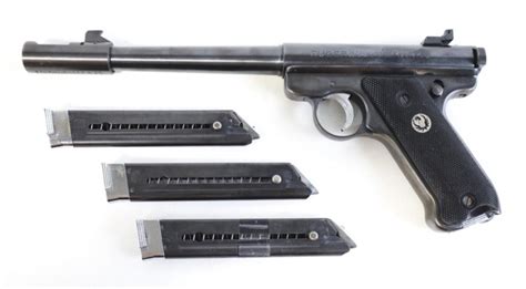 Ruger Mark 1 22 Lr Semi Automatic Target Pistol Live And Online Auctions On