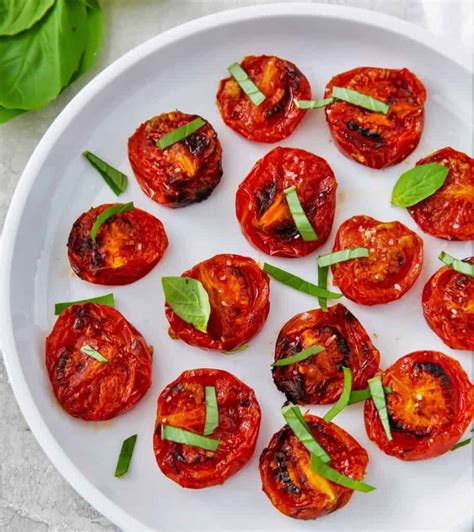 Air Fryer Roasted Tomatoes Jersey Girl Cooks