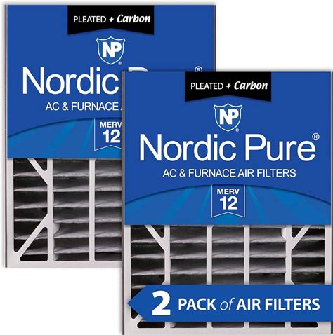 Nordic Pure Merv 12 Pleated Ac Furnace Air Filters Top Sellers