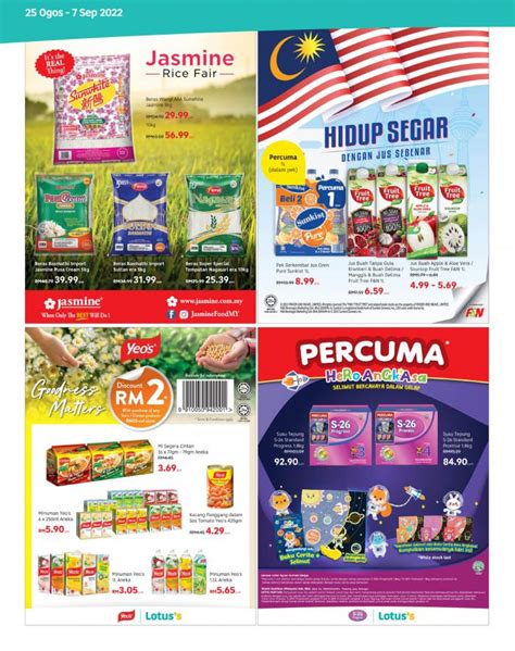 Tesco Lotus S Lebih Jimat Promotion Catalogue August