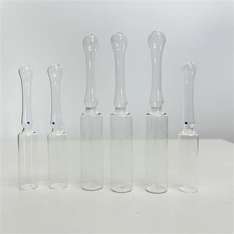 Clear Or Amber Glass Ampoule Type D Injection Pharmaceutical Ampoule