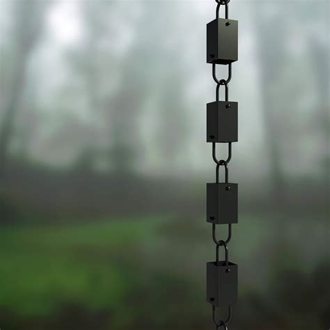 Rain Chains Direct Cadena De Lluvia De Eslabones Cuadrados Pies De