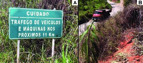 Placa Informativa De Tr Fego A E Ve Culo De Carga Trafegando Na