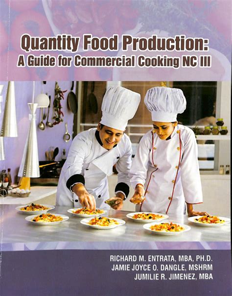 Quantity Food Production A Guide For Commercial Cooking NC III – Knowledge Center