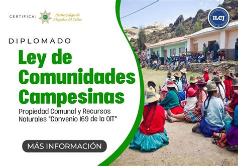 Diplomado En Ley De Comunidades Campesinas Propiedad Comunal Y