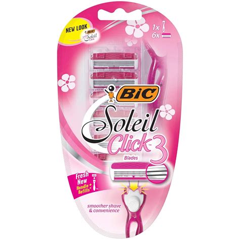 bic simply soleil click womens disposable razors triple blades