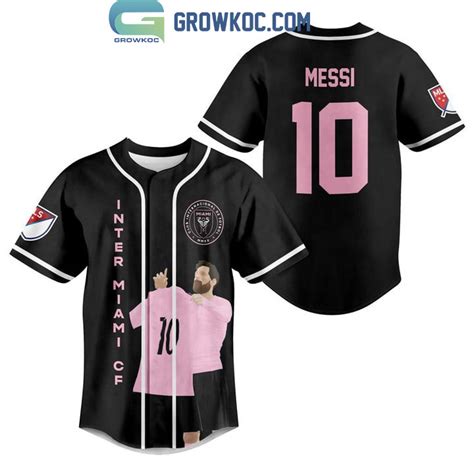 Messi 10 Goat Inter Miami Black Design Polo Shirt - Growkoc