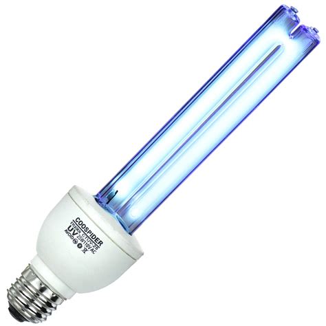 UV Germicidal Lamp UVC Light Bulb E26 25w 110v Covers Up To 400sq Ft