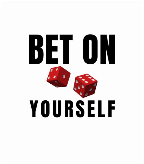 Bet On Yourself Motivational Wall Art | Glass Framed Poster For Home ...