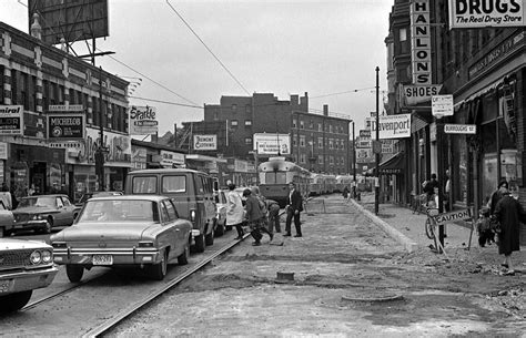 1967 Centre Street Jamaica Plain Boston by Historic Image | Jamaica ...