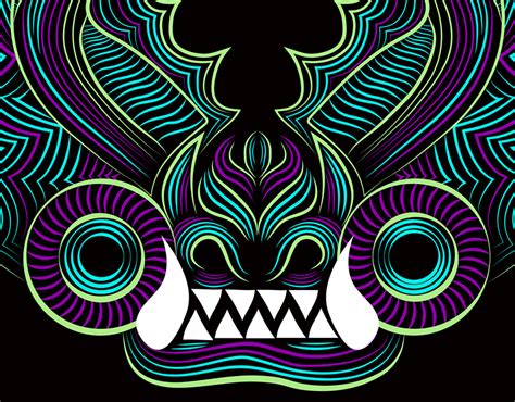 Carnaval Oruro Diablada Diablo Neon Behance