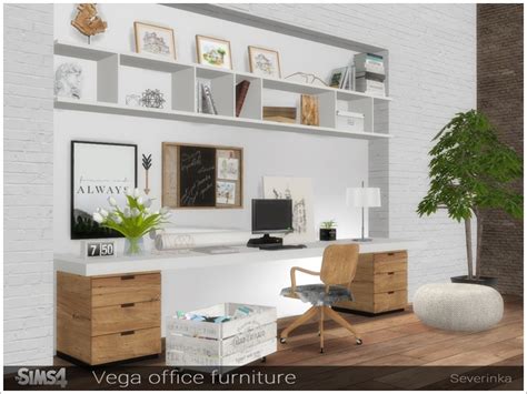 The Sims Resource Vega Office Furniture