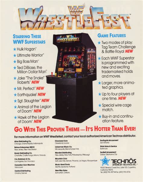 WWF Wrestlefest Video Game | Emporium Arcade Bar