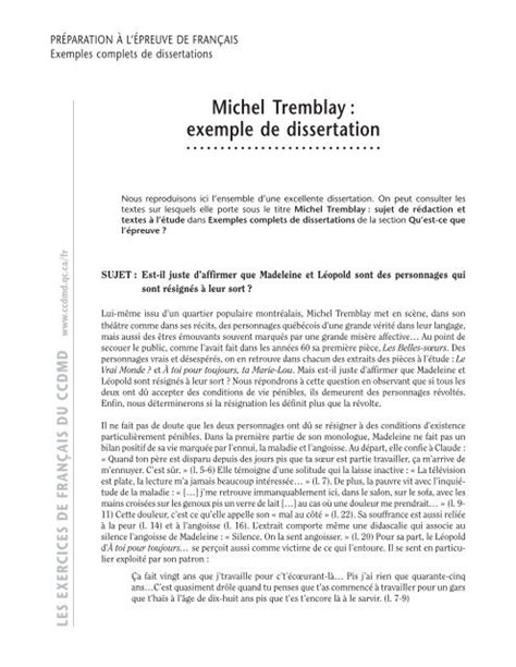 Dissertation En Francais Telegraph