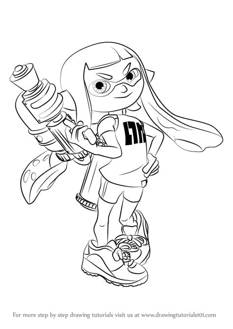 Inkling Boy Splatoon Drawing Photo | Drawing Skill