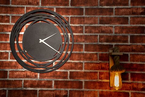 Wallcentre’s Loop Metal Wall Clock – Wall Décor