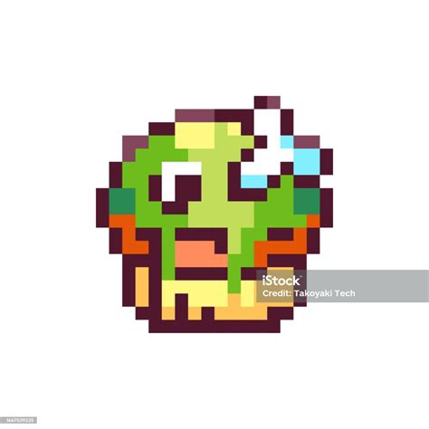 Pixel Art Witch Hat Retro 8bit Style Halloween Decor Illustration Ideal For Sticker Retro