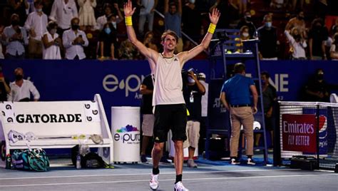 Mexican Open Alexander Zverev Beats Top Seed Stefanos Tsitsipas In