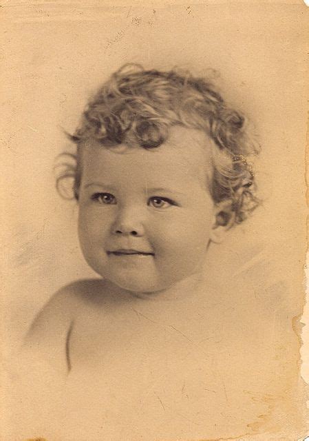 Sweet Baby With Curls Vintage Children Vintage Children Photos