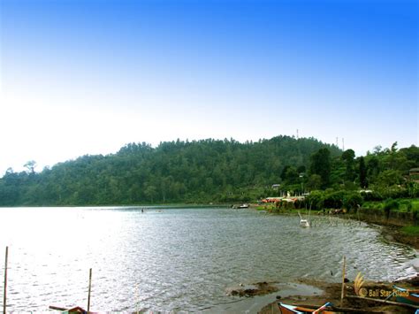 Beratan Lake Bedugul is a shallow lake with a high caldera