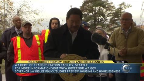 Governor Jay Inslee Policy/Budget Preview: Housing and Homelessness - TVW