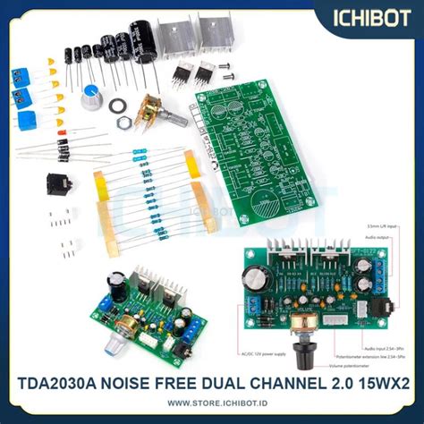 Kit Solder Tda A Noise Free Dual Channel Wx Stereo V Ampli