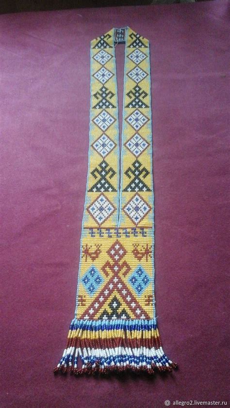 Гайтан ( гердан) из бисера тканый "Роженица " в интернет-магазине на ...