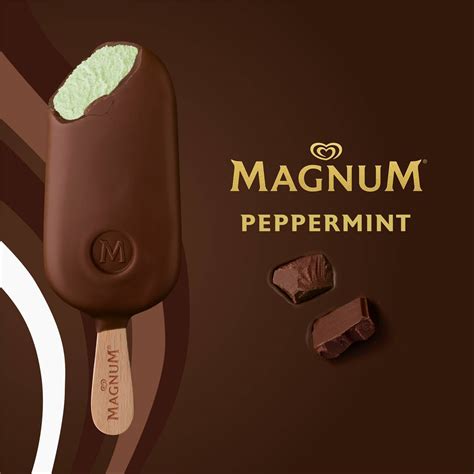 Magnum Peppermint Frozen Dessert Sticks 4 Pack Woolworths