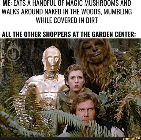 Walks Around Naked In The Woods Magig Mumbling And While Covered In Dirt All The Other Shoppers