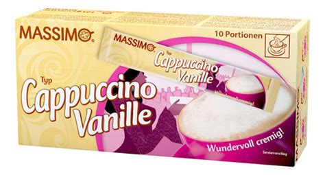 Massimo Cappuccino Vanille 10 Sticks Moto Markt