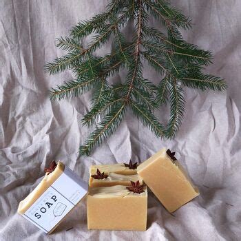 Mandarin Spruce And Clove Goats Milk Soap By NUDE BOTANICALS By Lucy