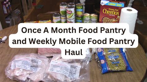 Food Pantry And Mobile Food Pantry Haul Youtube