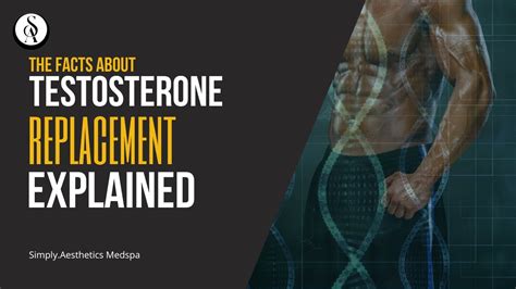 The Facts About Testosterone Replacement Explained Simply Aesthetics Medspa Youtube