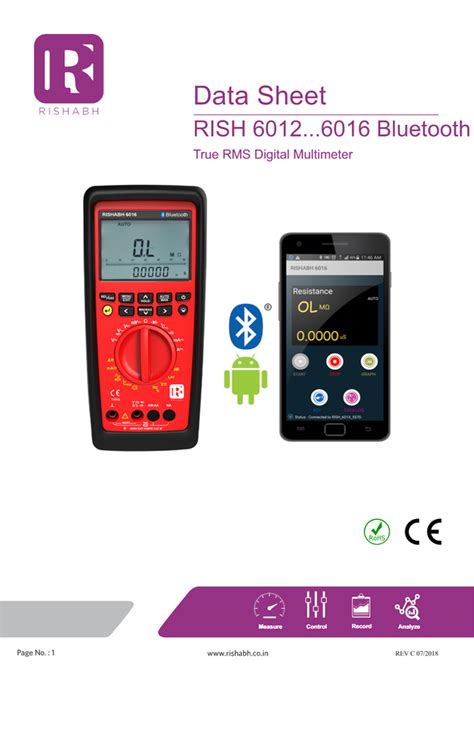 Rishabh Digital Multimeter 4 Digit Model Name Number 6016 At Rs