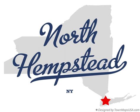 Map of North Hempstead, NY, New York