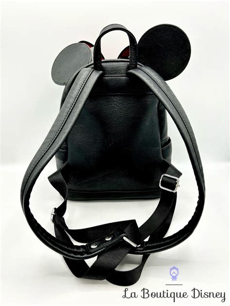 Sac Dos Loungefly Minnie Mouse Bow Disney Noeud Rouge Noir