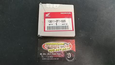 Honda Power Equipment Piston Rings | Cross Roads Cycle Sales