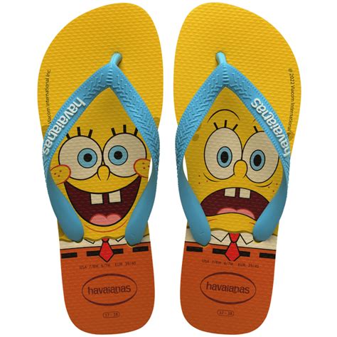 Citrus/Yellow Spongebob Flip Flops | HAVAIANAS