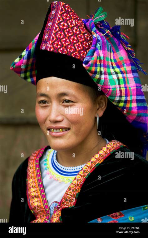 Asia North Vietnam Montagnard Woman Stock Photo Alamy