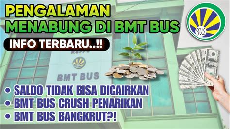 INFO TERBARU BMT BUS PENGALAMAN MENABUNG DI BMT BUS TERBARU 2024 YouTube