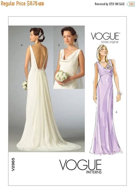 Grecian Style Wedding Dress Sewing Patterns Ideas In